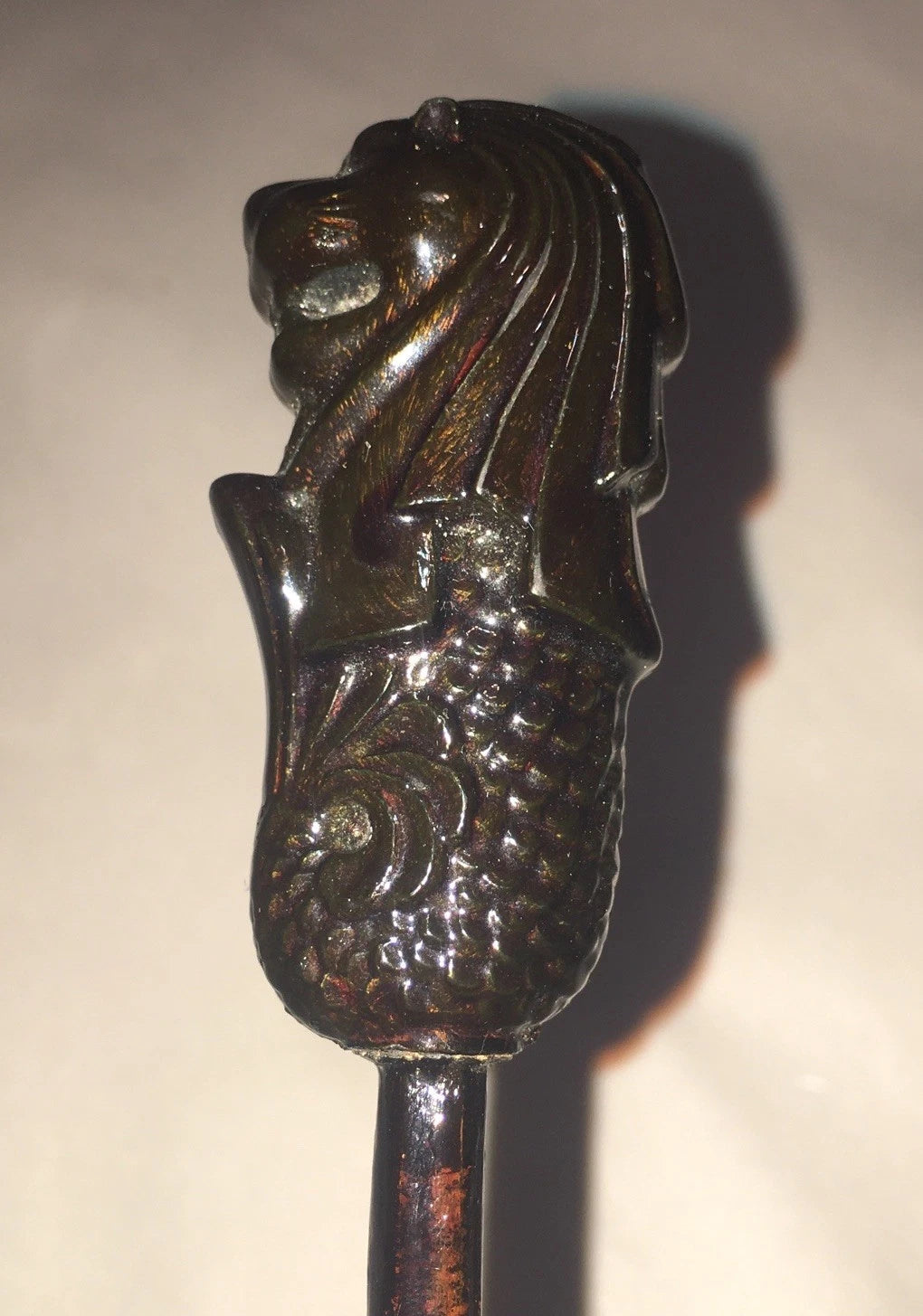 Lions Head Wooden Back Scratcher Decorative