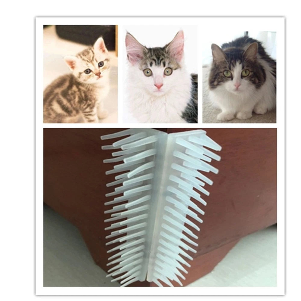 2 Pcs Cat Massager Cats Pet Grooming Brush Corner Hair Scratcher