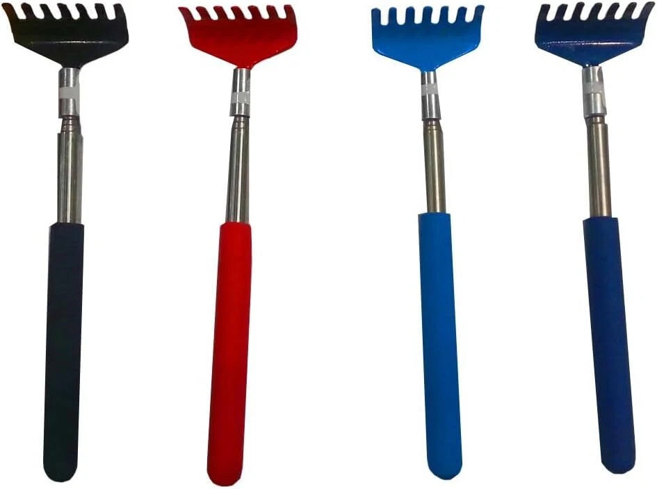 EXTENDABLE BACK SCRATCHER EXTENDING MASSAGER TELESCOPIC CLAW PORTABLE POCKET