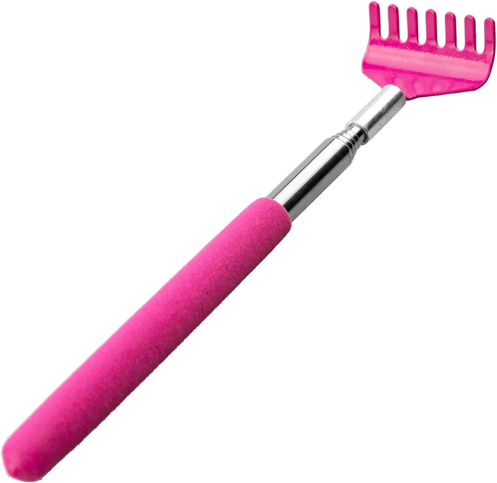 EXTENDABLE BACK SCRATCHER EXTENDING MASSAGER TELESCOPIC CLAW PORTABLE POCKET