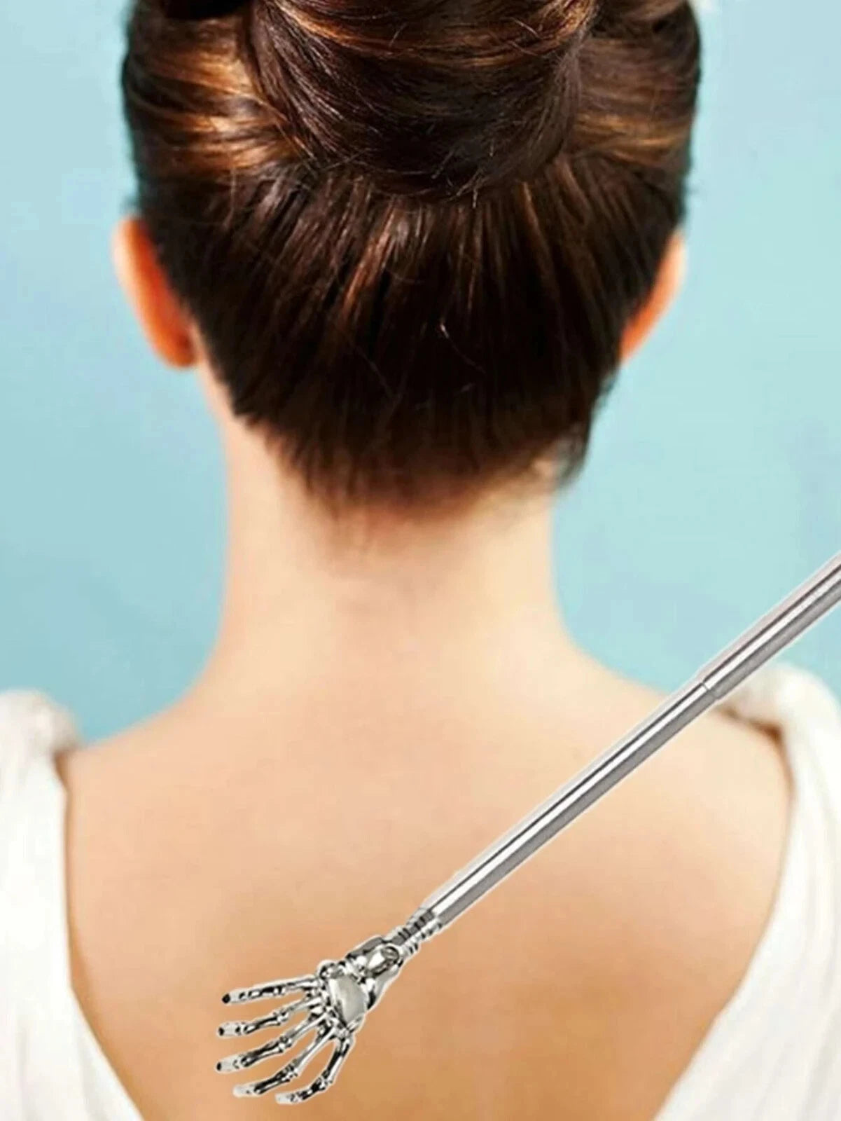 EAGLE CLAW/RAKE BACK SCRATCHER Metal Extending Massager NEW Telescopic Portable