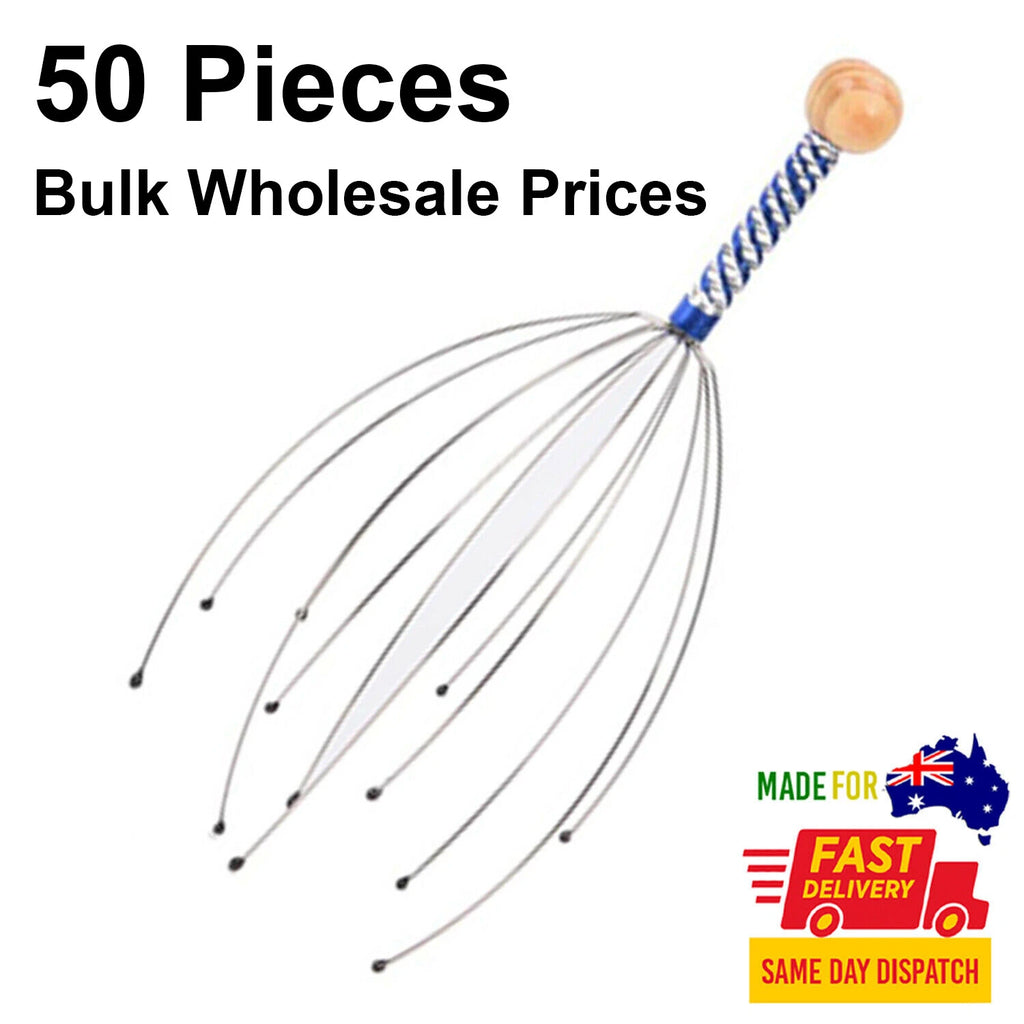 50 PIECES Head Massager Scratcher Octopus Orgasmatron - Business Wholesale Bulk