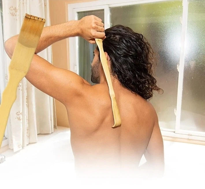 2pc 17" Bamboo Back Scratcher w/ Two Long Scratchers BT1