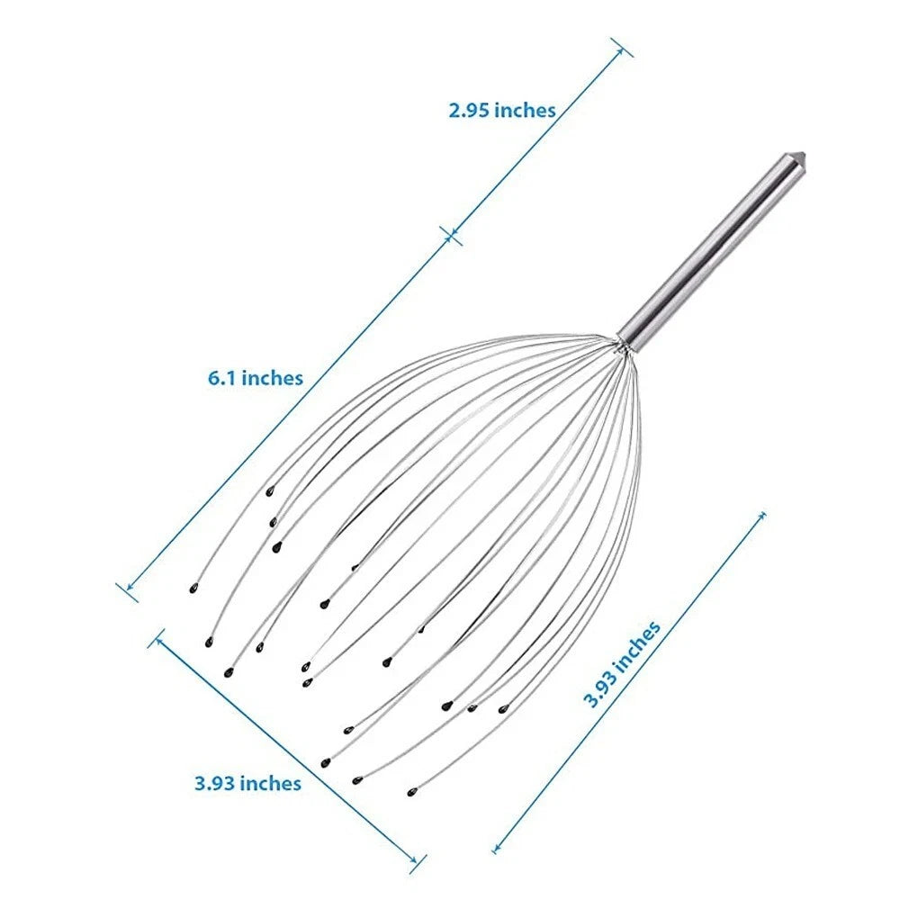 Octopus Head Scalp Massager Claw Scratcher for Stress Relaxation Relief