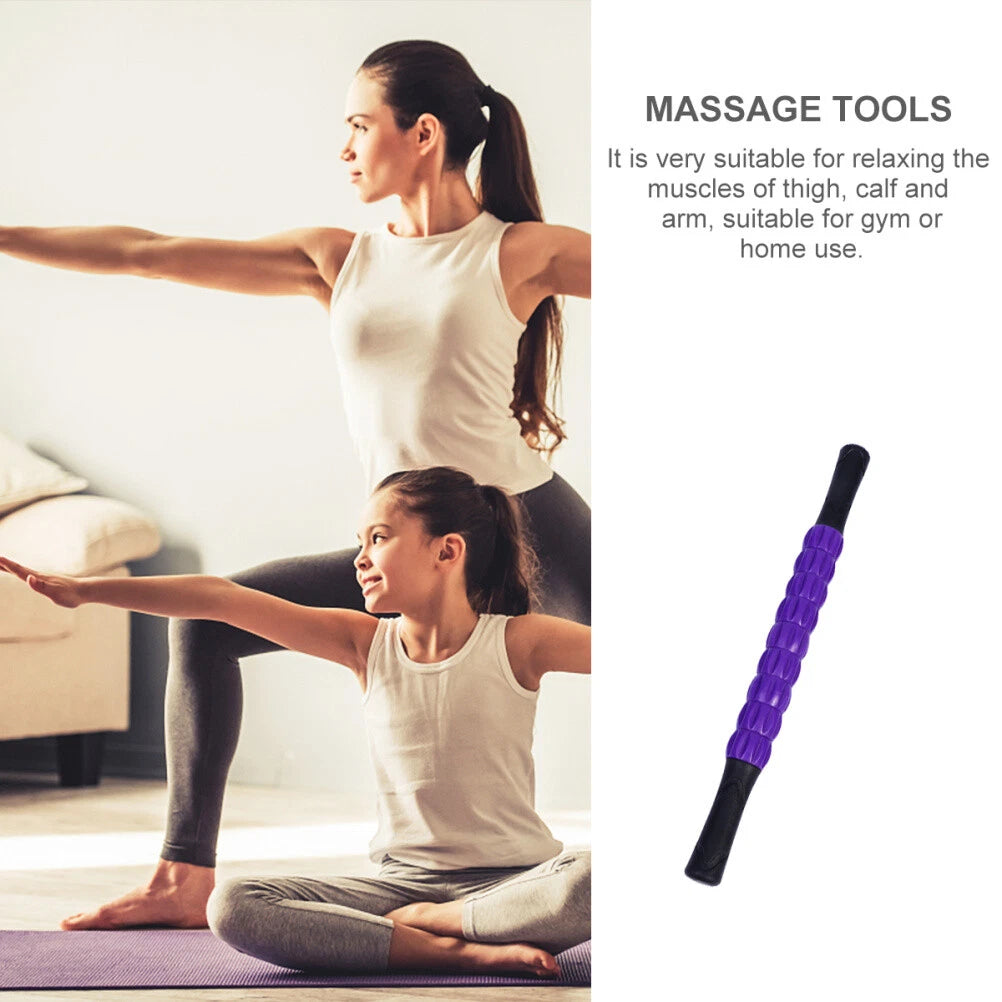 Roller Head Scratcher Massager Whisk Shoulder Massage Stick-