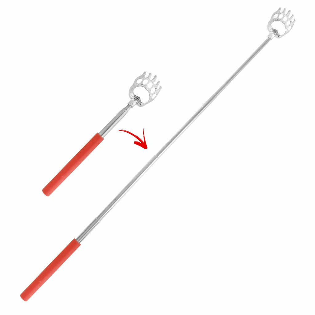 BEAR CLAW BACK SCRATCHER Metal Extending Extendable Massager Portable Telescopic