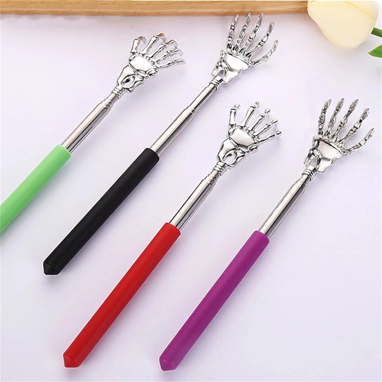 Extendable Back scratcher metal claw telescoping backscratcher massager extend