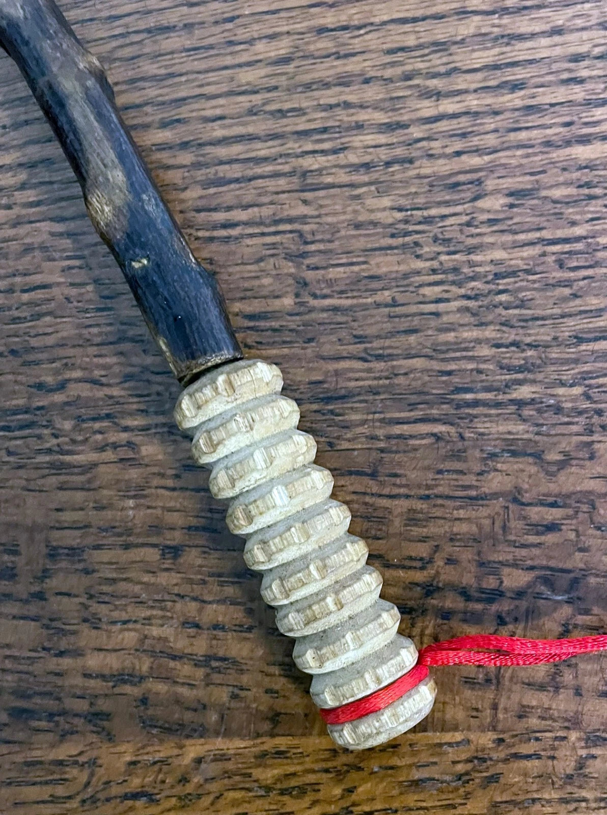 Natural Wood Massage Cane / Back Scratcher - Self Massager Tool - Approx. 15"