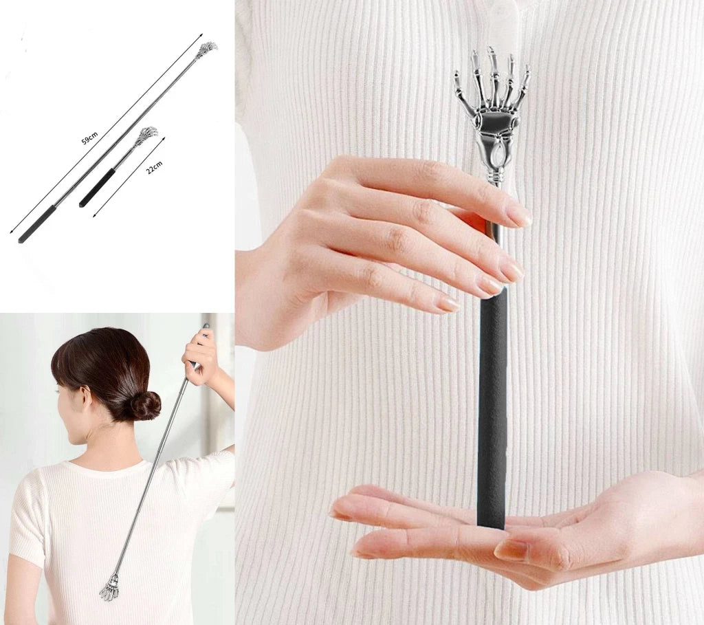 BEAR CLAW BACK SCRATCHER Metal Extending Extendable Massager Telescopic Portable