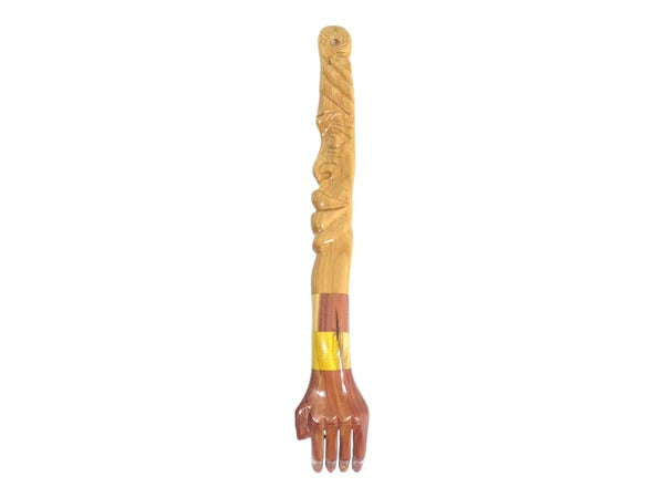 Handmade Wooden Back Scratcher  Body Massager for Itching Back Relief Grandma