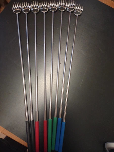 150BULK LOT  BACK SCRATCHERS EXTENDABLE 22" BLUE BLACK RED GREEN(SHIP FROM USA)