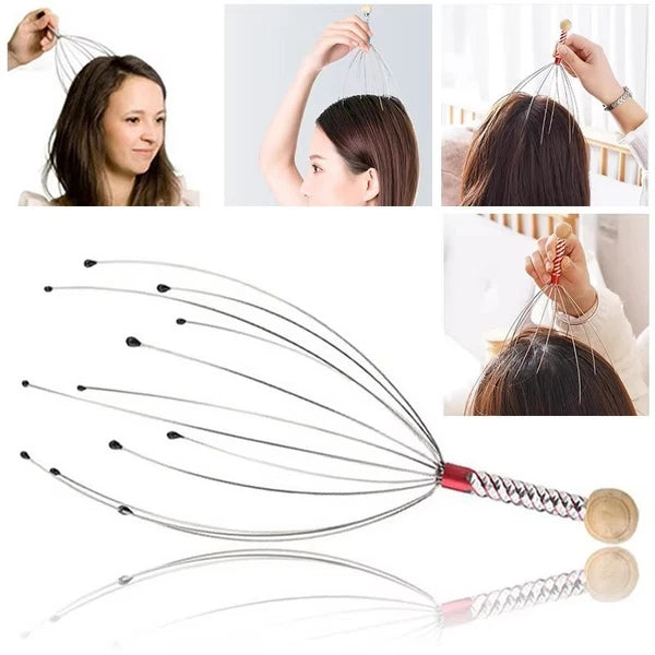 Octopus Head Massager: UK Scalp Scratcher for Relaxation & Healthy Hair