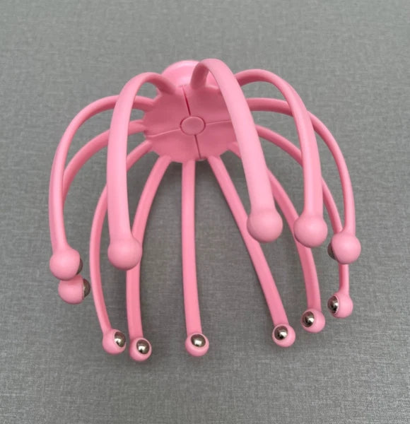 Head Massager Scratcher Neck Massage Scalp Relax Calm Stress Relief Octopus