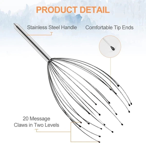 3x Premium Quality Portable Scratchers 20 Prongs Head for Deep Body Relaxation