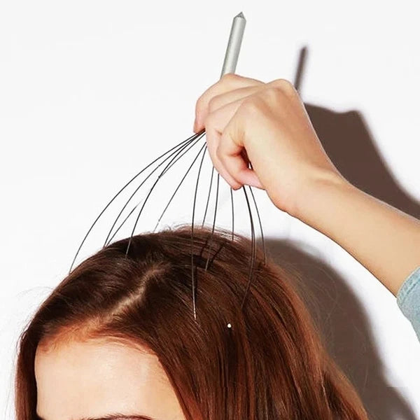 Head Massager Scratcher Neck Massage Scalp Relax Calm Stress Relief Octopus