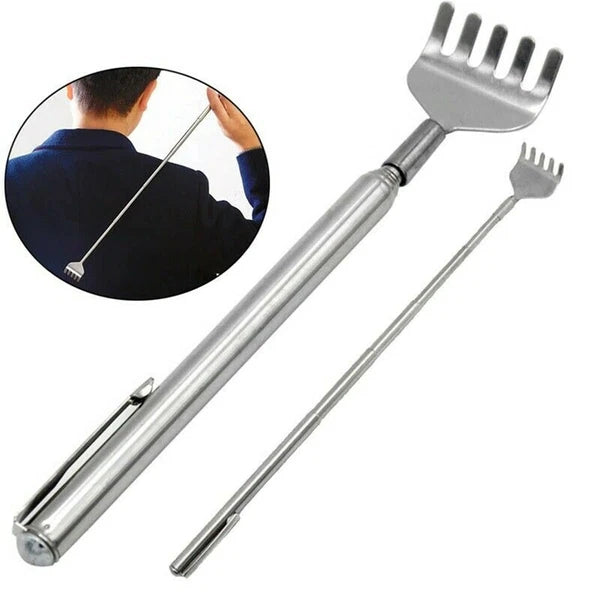 Back Scratcher Telescopic Pockets Scratching Hand Extendable Scratching Aid Trouser Pocket NEW...-