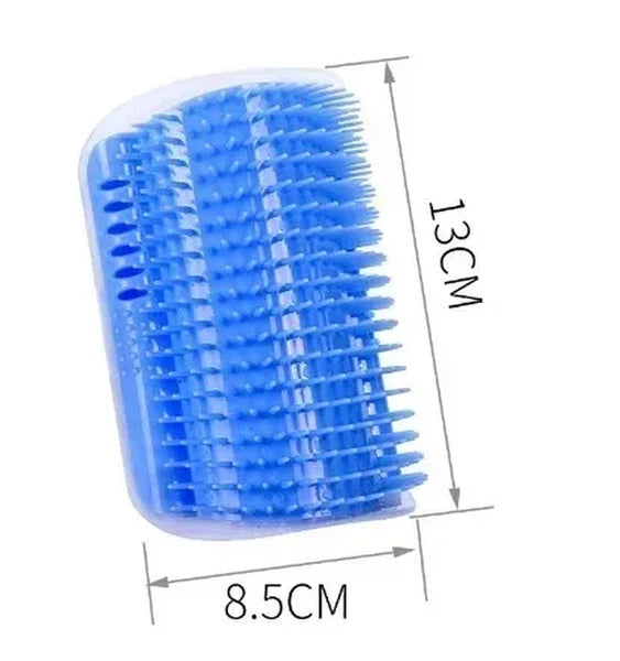 Cat Corner Brush Comb Massager for Cat Arch Plastic Scratcher Remove Hair Comb G