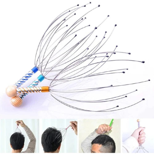 Head Scalp Massager Octopus Head Scratcher – Stress Relief Relaxation Tool