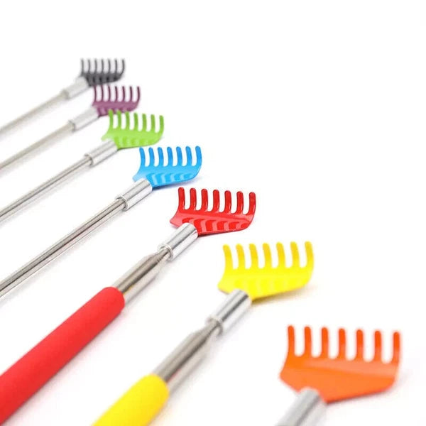 BEAR CLAW / RAKE BACK SCRATCHER Metal Extending Massager Telescopic Portable UK