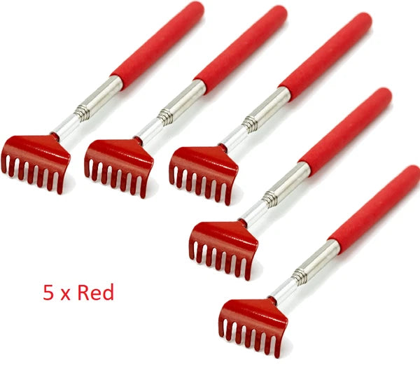 5 x BEAR CLAW RAKE BACK SCRATCHER Metal Extending Massager Telescopic Portable