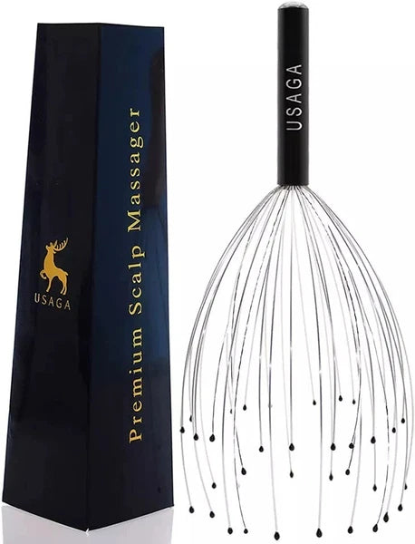 USAGA 36 Fingers Head Massager Scalp Massager Head Scratcher for Head Body Relax