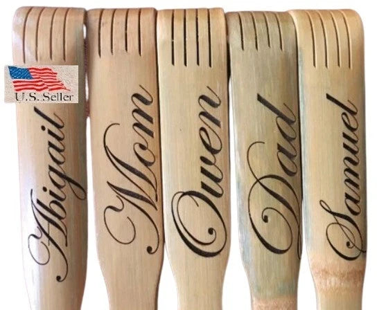 Personalized ”Bamboo Wood Back Scratcher