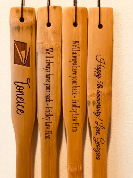 Personalized ”Bamboo Wood Back Scratcher