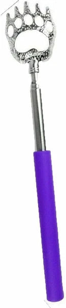 Portable Extendable Bear Claws Metal Back Scratchers,Rubber Handle Adults Gadget