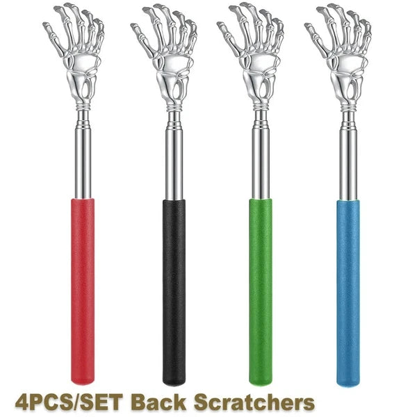 EAGLE CLAW METAL BACK SCRATCHER  TELESCOPIC EXTENDABLE MASSAGER UK STOCK