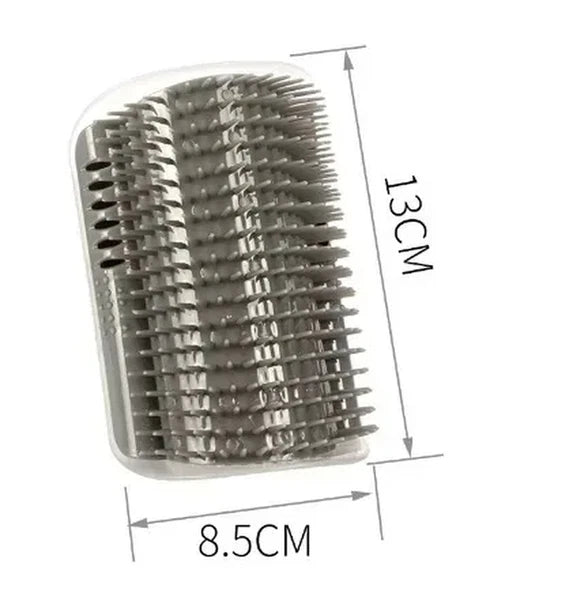 Cat Corner Brush Comb Massager for Cat Arch Plastic Scratcher Remove Hair Comb G