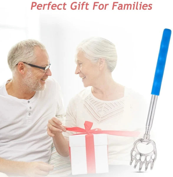 8 PCS Extendable Telescopic Bear Claw Back Itching Scalp Scratchers Massager 22"