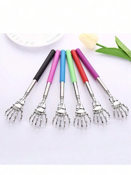 Extendable Back Scratcher Metal Telescopic Eagle Claw Portable Black Massager UK