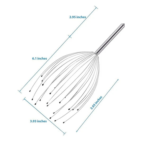 Octopus Head Scalp Massager Claw Scratcher for Stress Relaxation Relief