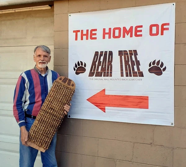 Wall Mounted Back Scratcher, Man Cave Decor, Back Massager, Backscratcher