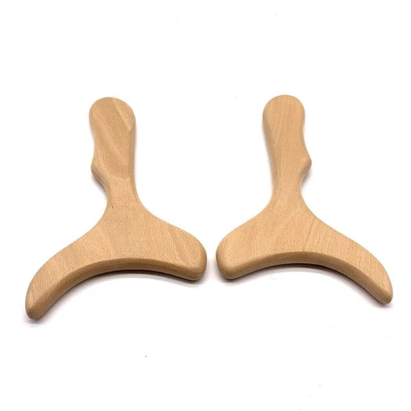 Professional Body Scraper Wood Meridian Massager Gua Sha Board  Therapy