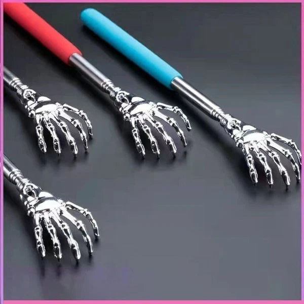 EAGLE CLAW/RAKE BACK SCRATCHER Metal Extending Massager NEW Telescopic Portable
