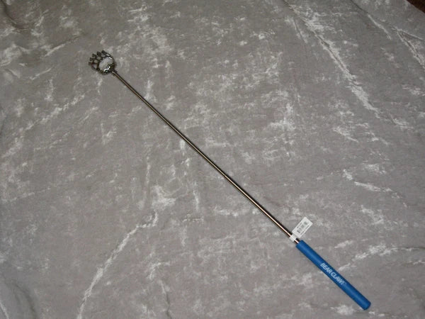 18" Telescopic Back Scratcher Extendable Pocket Claw Metal Compact NEW!