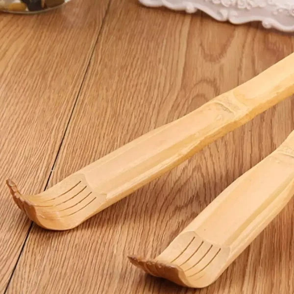 2pc High Quality Natural Bamboo Back Scratcher Long Reach Pick Itch Relief Tool