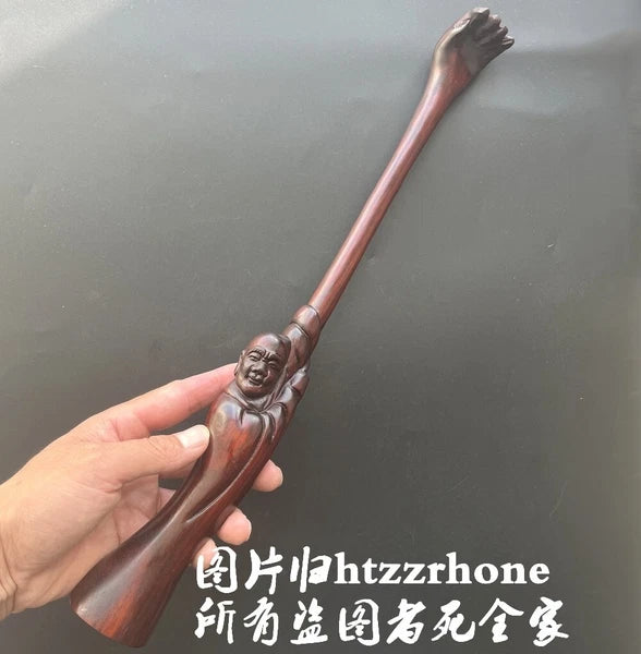 16" Rosewood Back Scratcher Itch Massager Health Care Long Reach Pain Relief