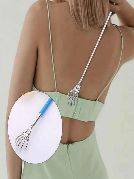 Extendable Back Scratcher Metal Telescopic Eagle Claw Portable Black Massager UK