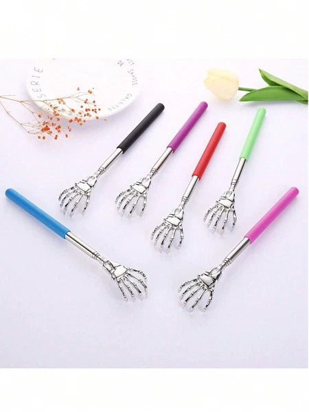 Extendable Back Scratcher Metal Telescopic Eagle Claw Portable Black Massager UK