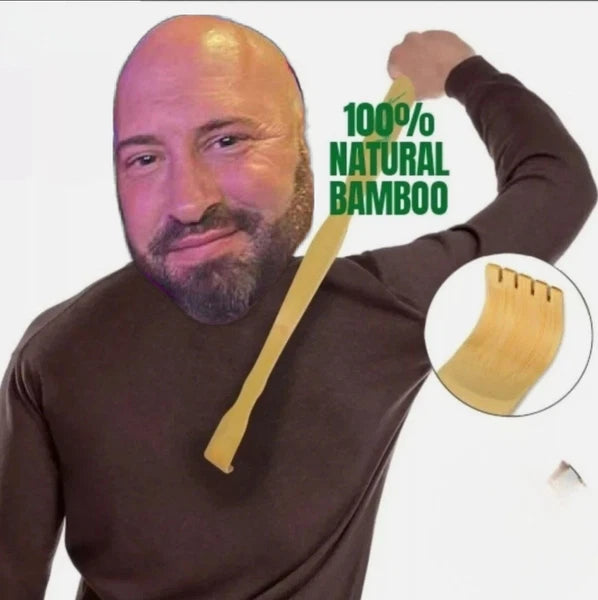 2pc 17" Bamboo Back Scratcher w/ Two Long Scratchers BT1