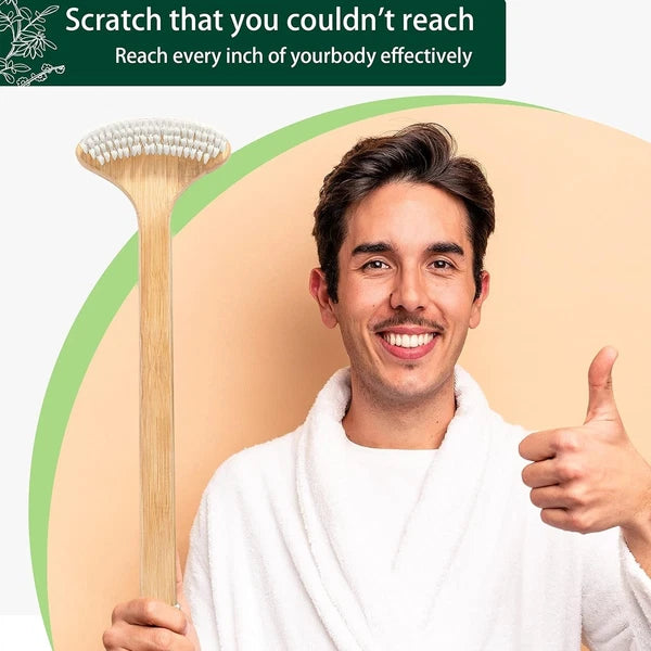 Durable Bamboo Back Scratcher with Non-Toxic Material for Safe Scratching