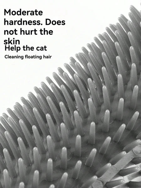 1x Cat Self Groomer Brush Wall Corner Grooming Brush Massage hair scratcher