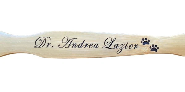 Personalized(Engraved-Edwardian Script font)~19”Wooden Back Scratcher