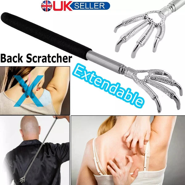 Extendable Back Scratcher Metal Claw Telescoping Backscratcher Massager Extend
