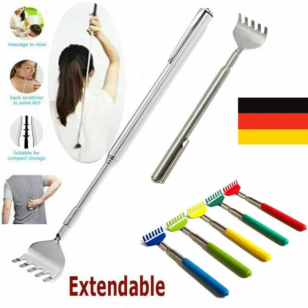 Back scraper, telescopic, extendable, itching aid, extension tools-