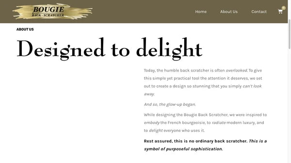 BACK SCRATCHER GOLD DIPPED 17.5"  BRAND NEW!