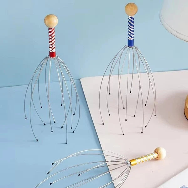 Octopus Head Massager: UK Scalp Scratcher for Relaxation & Healthy Hair