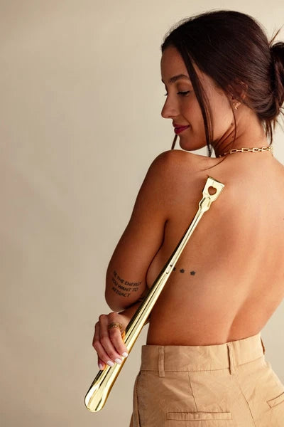 BACK SCRATCHER GOLD DIPPED 17.5"  BRAND NEW!